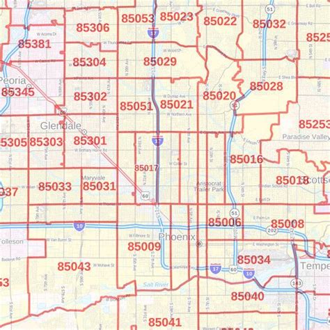 City of Tempe Zip Code Boundaries (Maricopa County GIS)